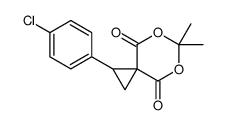 2-(4-chlorophenyl)-6,6-dimethyl-5,7-dioxaspiro[2.5]octane-4,8-dione Structure