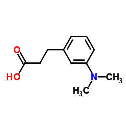 3-[3-(Dimethylamino)phenyl]propanoic acid结构式