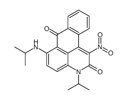 3-isopropyl-6-isopropylamino-1-nitro-3H-naphtho[1,2,3-de]quinoline-2,7-dione Structure