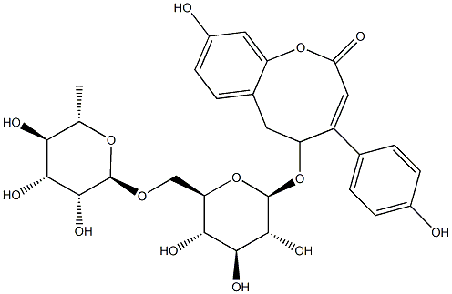 葛根苷A结构式