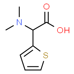 2-(dimethylamino)-2-(thiophen-2-yl)acetic acid Structure