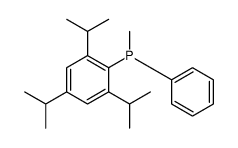 methyl-phenyl-[2,4,6-tri(propan-2-yl)phenyl]phosphane Structure