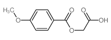 Benzoic acid,4-methoxy-, carboxymethyl ester结构式