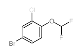 4-Bromo-2-chloro-1-(difluoromethoxy)benzene Structure