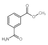 3-氨基甲酰基苯甲酸甲酯结构式