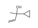 3-(cyclopropyl)-1-buten-3-ol Structure