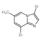 3,8-二溴-6-甲基咪唑并[1,2-a]吡啶结构式