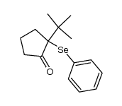 2-t.butyl-2-phenylselenocyclopentanone结构式