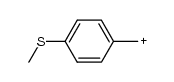 (4-(methylthio)phenyl)methylium Structure