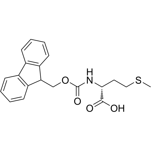 Fmoc-D-蛋氨酸结构式