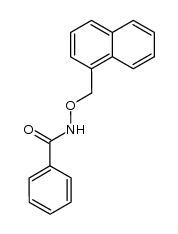 Benzhydroxamsaeure-(naphthyl-(1)-methylether) Structure
