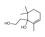1-(2-Hydroxyethyl)-2,6,6-trimethyl-2-cyclohexen-1-ol Structure