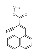 2-氰基-3-(1-萘)-2-丙酸甲酯结构式