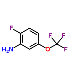 2-氟-5-(三氟甲氧基)苯胺结构式