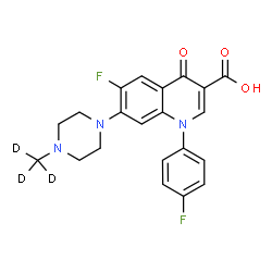 二氟沙星-D3结构式