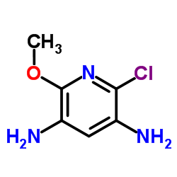 2-Chloro-6-methoxy-3,5-pyridinediamine Structure