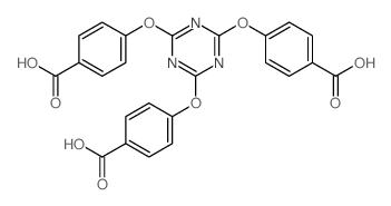 4,4',4''-((1,3,5-Triazine-2,4,6-triyl)tris(oxy))tribenzoic acid Structure