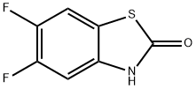 5,6-二氟苯并噻唑-2-酮结构式