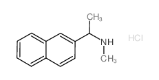 N-methyl-1-naphthalen-2-ylethanamine,hydrochloride Structure