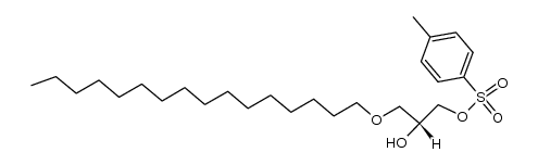 1-O-hexadecyl-3-O-(p-toluenesulfonyl)-sn-glycerol Structure