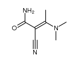 α-cyano-β-dimethylaminocrotonamide结构式