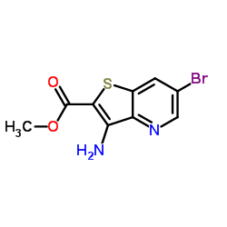 Methyl 3-amino-6-bromothieno[3,2-b]pyridine-2-carboxylate Structure