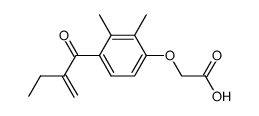 <2,3-CH3-4-(2-methylenbutyryl)phenoxy>essigsaeure结构式