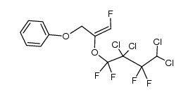 ((3-fluoro-2-(2,2,4,4-tetrachloro-1,1,3,3-tetrafluorobutoxy)allyl)oxy)benzene Structure