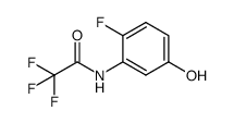 2-fluoro-5-hydroxy-N-(trifluoroacetyl)aniline结构式