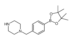 1-(4-(4,4,5,5-四甲基-1,3,2-二氧硼杂环戊烷-2-基)苄基)哌嗪图片