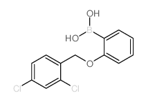 (2-((2,4-Dichlorobenzyl)oxy)phenyl)boronic acid Structure