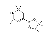 (2,2,6,6-四甲基-3,6-二氢-2H-吡啶-4-基)硼酸频哪醇酯结构式