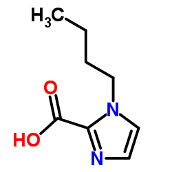 1-Butyl-1H-imidazole-2-carboxylic acid结构式