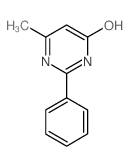 6-甲基-2-苯基嘧啶-4-酮结构式