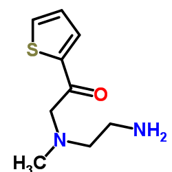 2-[(2-Aminoethyl)(methyl)amino]-1-(2-thienyl)ethanone结构式