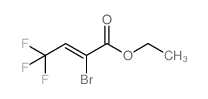 (Z)-2-溴-4,4,4-三氟丁烯酸乙酯结构式