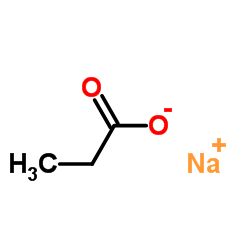 Sodium propionate structure