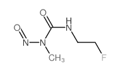 3-(2-fluoroethyl)-1-methyl-1-nitroso-urea Structure