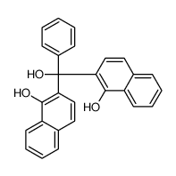 2,2'-[Hydroxy(phenyl)methylene]di(1-naphthol) Structure