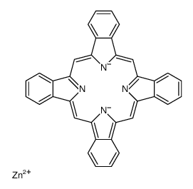 Zinc 29H,31H-tetrabenzo[b,g,l,q]porphine结构式