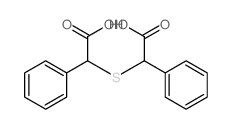 Benzeneacetic acid, a,a'-thiobis- Structure