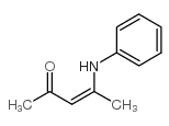 4-苯氨基-3-戊烯-2-酮结构式