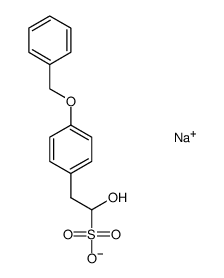 sodium 2-(4-(benzyloxy)phenyl)-1-hydroxyethane-1-sulfonate Structure