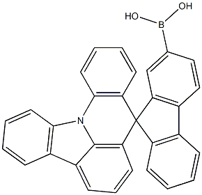 B-螺[芴-9,8'-吲哚[3,2,1-DE]吖啶]-2-硼酸结构式