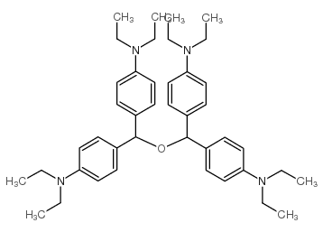 双[双[4-(二乙氨基)苯基]甲基]醚结构式