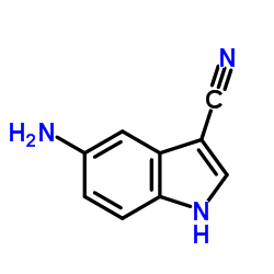 5-Amino-1H-indole-3-carbonitrile Structure