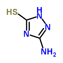 3-Amino-5-mercapto-1,2,4-triazole Structure