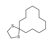 1,4-Dithiaspiro(4,11)-hexadecane结构式