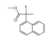 methyl 2-fluoro-2-naphthalen-1-ylpropanoate结构式