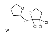 2,3,3-trichloro-2-(oxolan-2-yloxy)oxolane,tungsten Structure